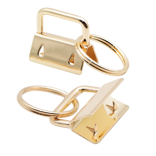 Light Gold Tail Clips 25mm Tamztin Crafts